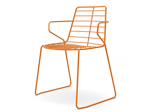 PALMAS - Stackable chair with armrests _ Quinti Sedute